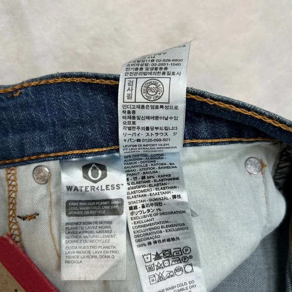 Levi's 502‎ Taper Jeans Mens 31x30 Eco Ease Regular Fit Denim Pants NEW